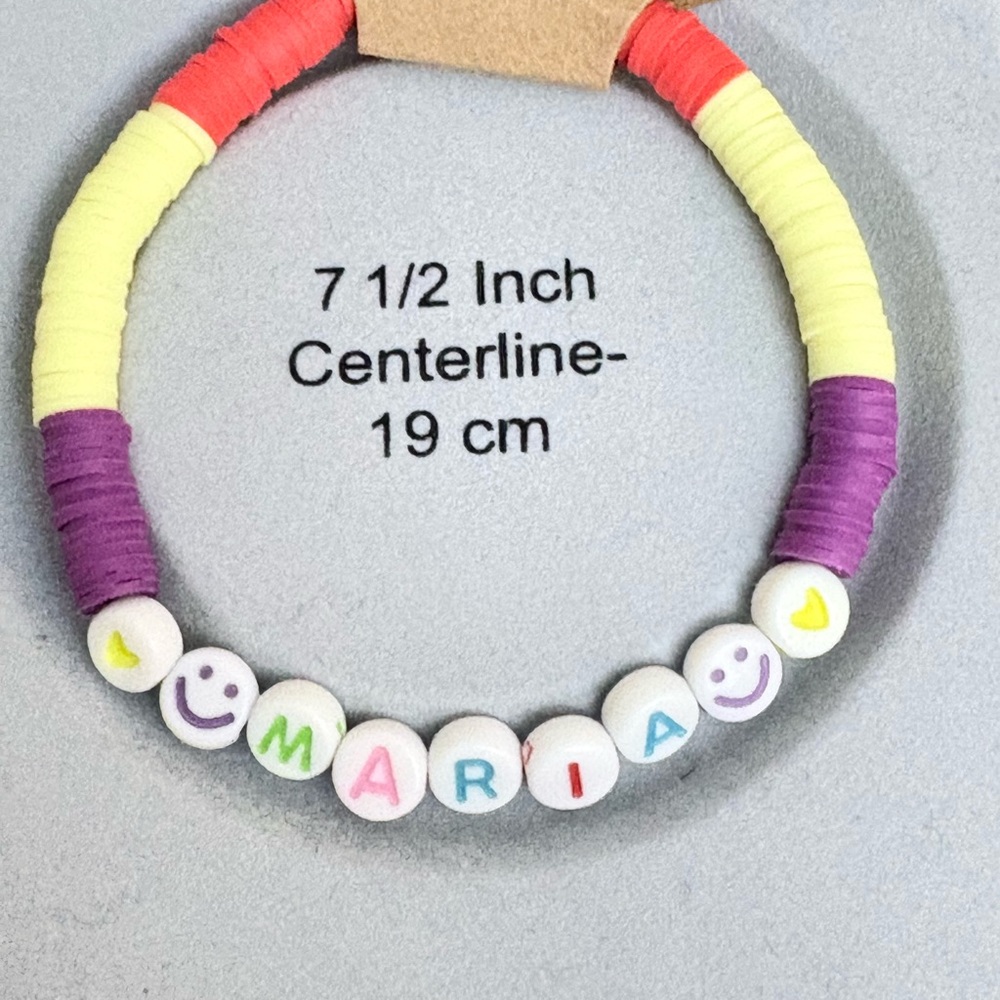 MARIA 7.5”name bracelet.Can make custom name please look for our custom listing